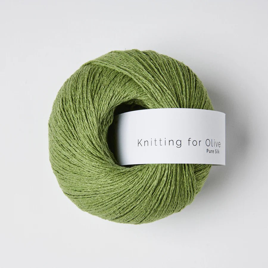 'pea shoots ' pure silk by knitting for olive | Wabi Sabi