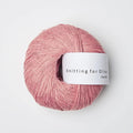 rhubarb juice pure silk by knitting for olive at Wabi Sabi