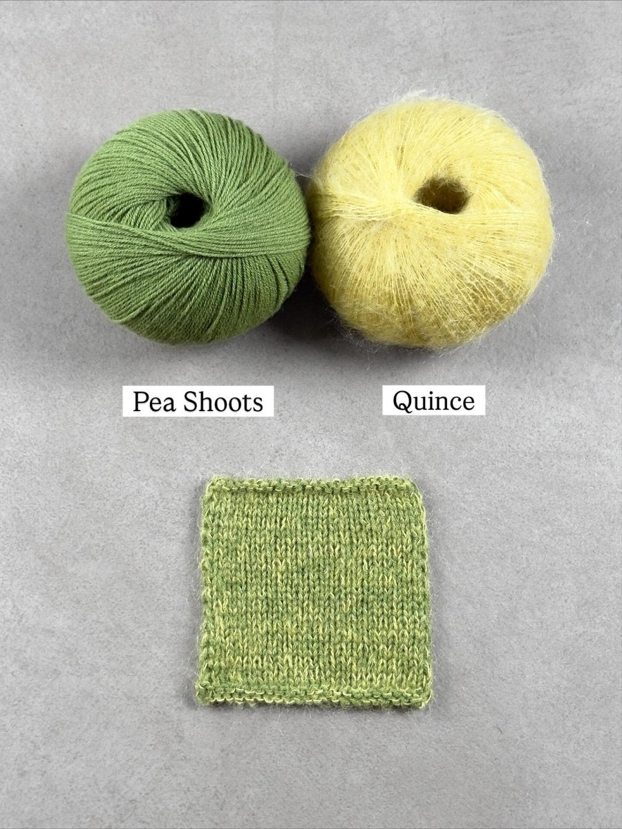 quince pea shoots by knitting for olive at Wabi Sabi