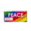 rainbow pride bar: hazelnut & milk chocolate: 92g by peace by chocolate at Wabi Sabi
