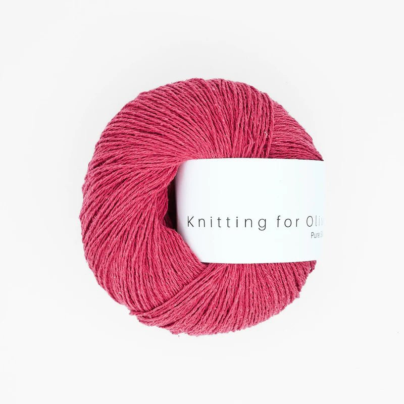 raspberry pure silk by knitting for olive at Wabi Sabi