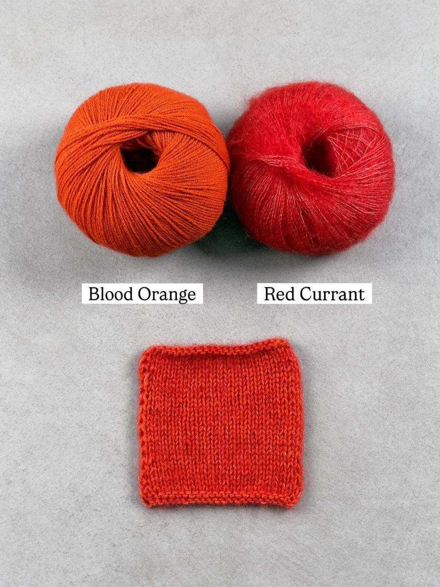 red currant blood orange by knitting for olive at Wabi Sabi