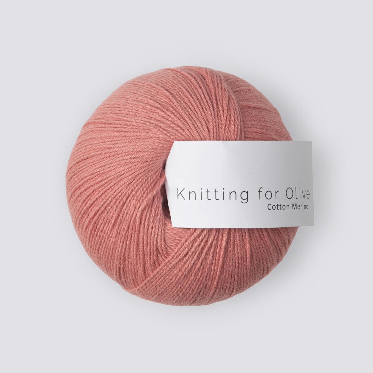 'rhubarb rose ' cotton merino by knitting for olive | Wabi Sabi