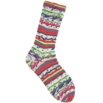 socks neon fair isle 4 ply