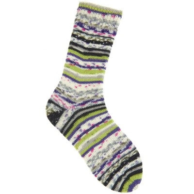 socks neon fair isle 4 ply