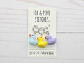 Rubber Ducky Stitch Markers by Fox & Pine Stitches at Wabi Sabi