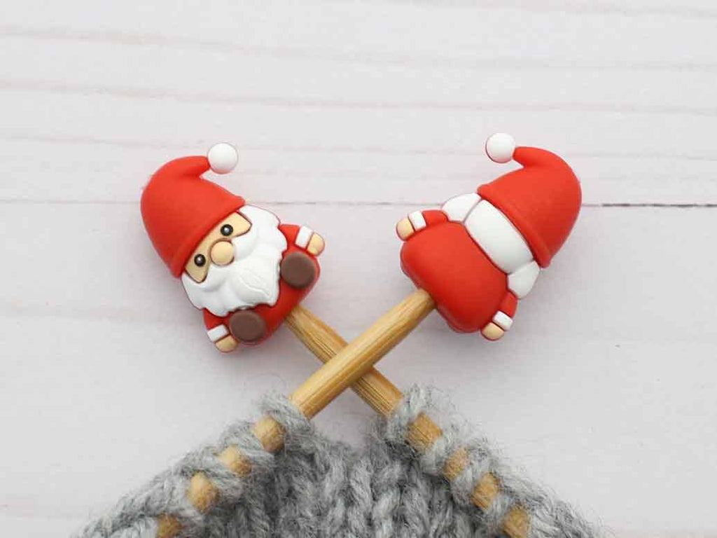 Santa Gnome | Stitch Stoppers by Fox & Pine Stitches at Wabi Sabi