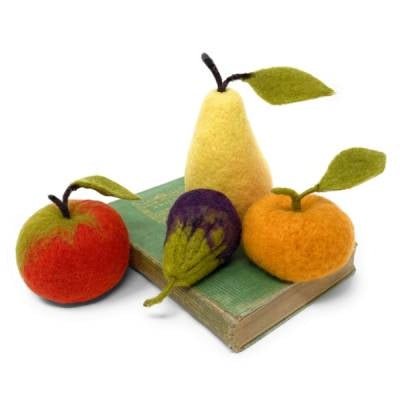 'seasonal fruits(medium) ' felting kits by the crafty kit co | Wabi Sabi