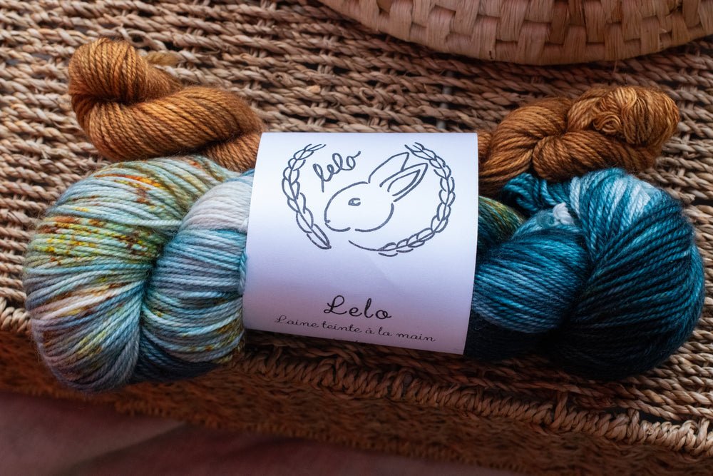 'set: cecile et mylene ' merino sock by Lelo | Wabi Sabi