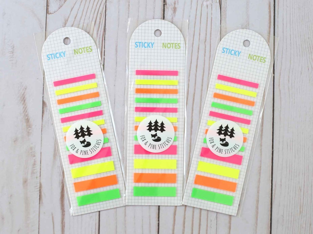 short strips pattern highlighter strips by Fox & Pine Stitches at Wabi Sabi
