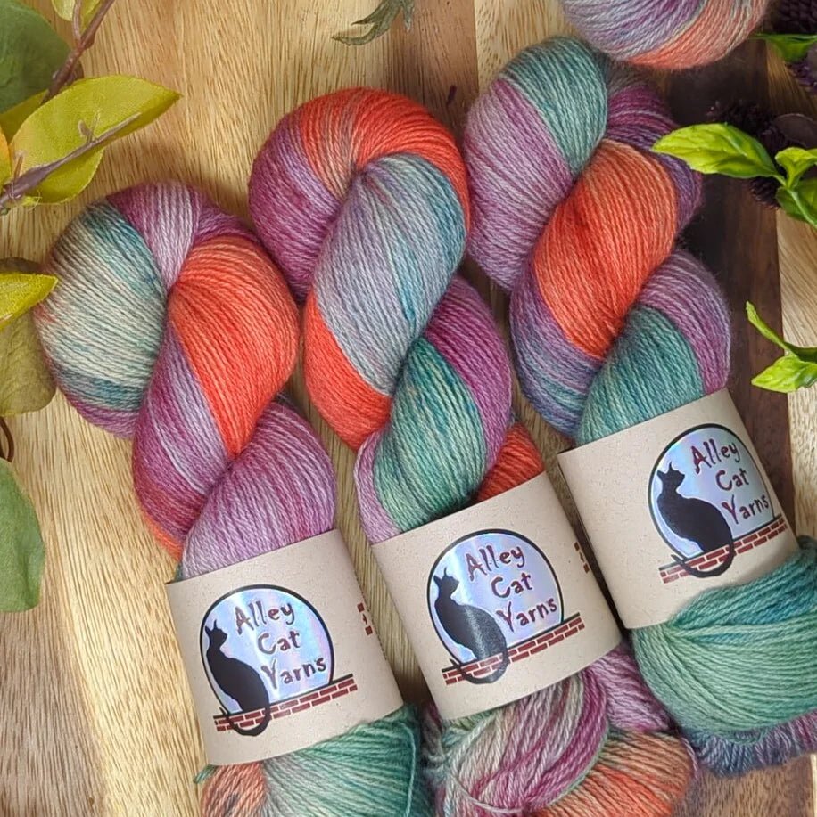 Shoshanna ontario sock by alley cat yarns at Wabi Sabi