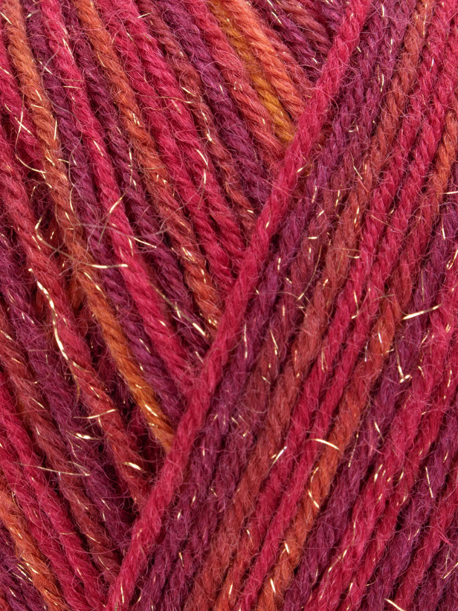 ' ' signature sparkle 4ply: 2025 mulled wine by west yorkshire spinners | Wabi Sabi
