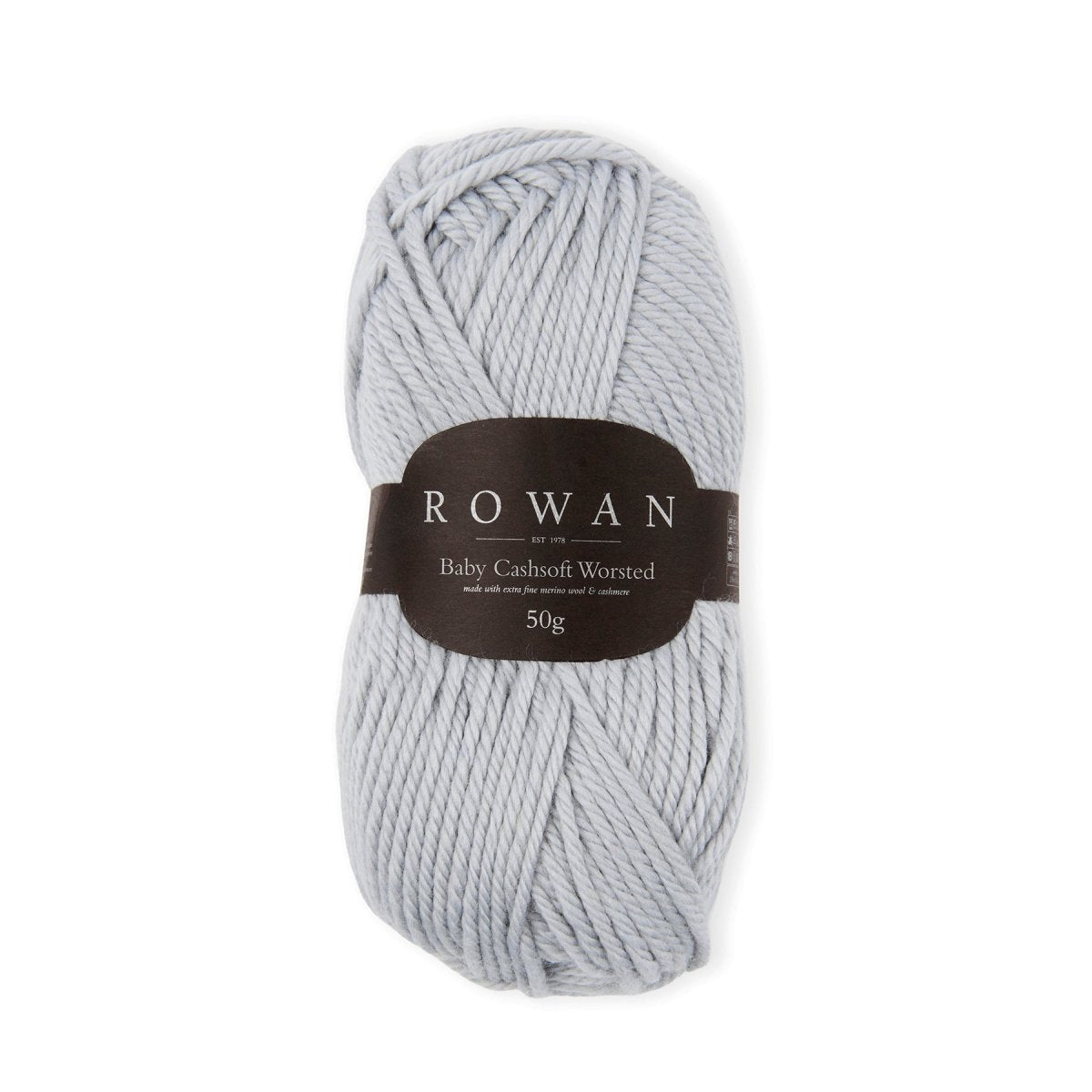 silver baby cashsoft worsted by rowan at Wabi Sabi