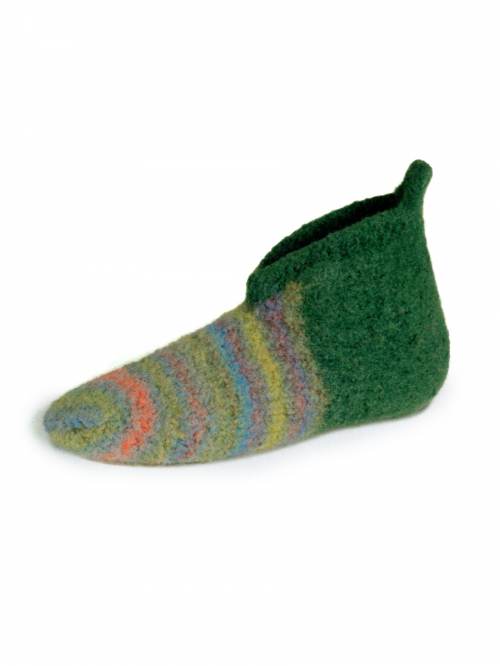 20 green slippers by laines du nord | Wabi Sabi