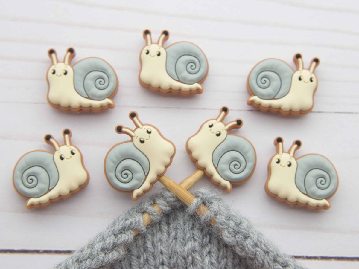Snail | Stitch Stoppers by Fox & Pine Stitches at Wabi Sabi