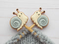 Snail | Stitch Stoppers by Fox & Pine Stitches at Wabi Sabi