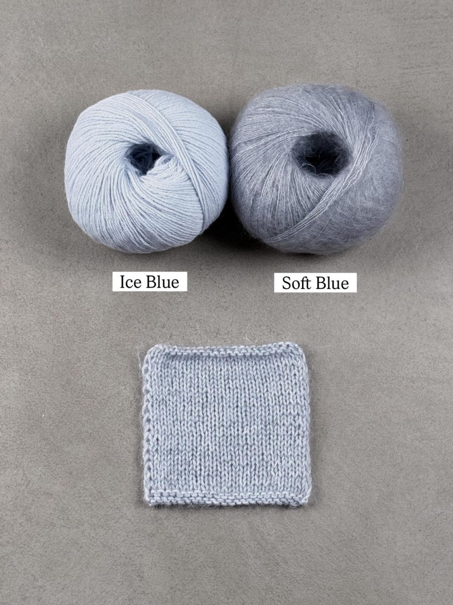 soft blue ice blue by knitting for olive at Wabi Sabi