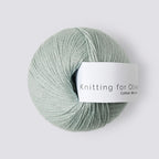 soft mint cotton merino by knitting for olive at Wabi Sabi
