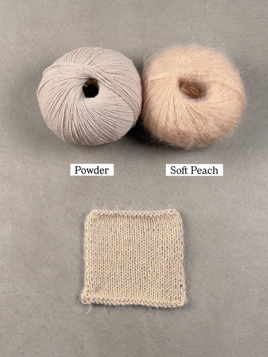 soft peach powder by knitting for olive at Wabi Sabi