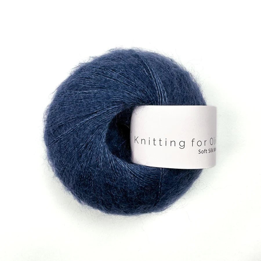 'blue jeans ' soft silk mohair by knitting for olive | Wabi Sabi