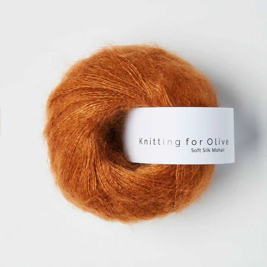 'copper ' soft silk mohair by knitting for olive | Wabi Sabi