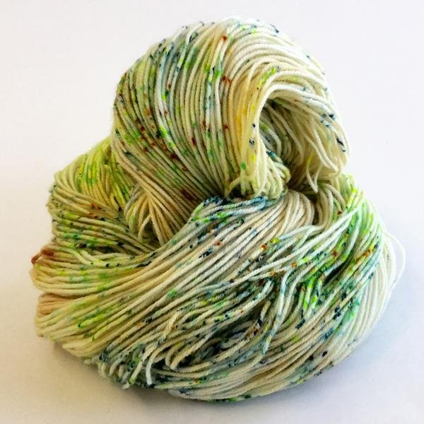 'spring fling ' 3 - ply merino sock by kat's riverside studio | Wabi Sabi