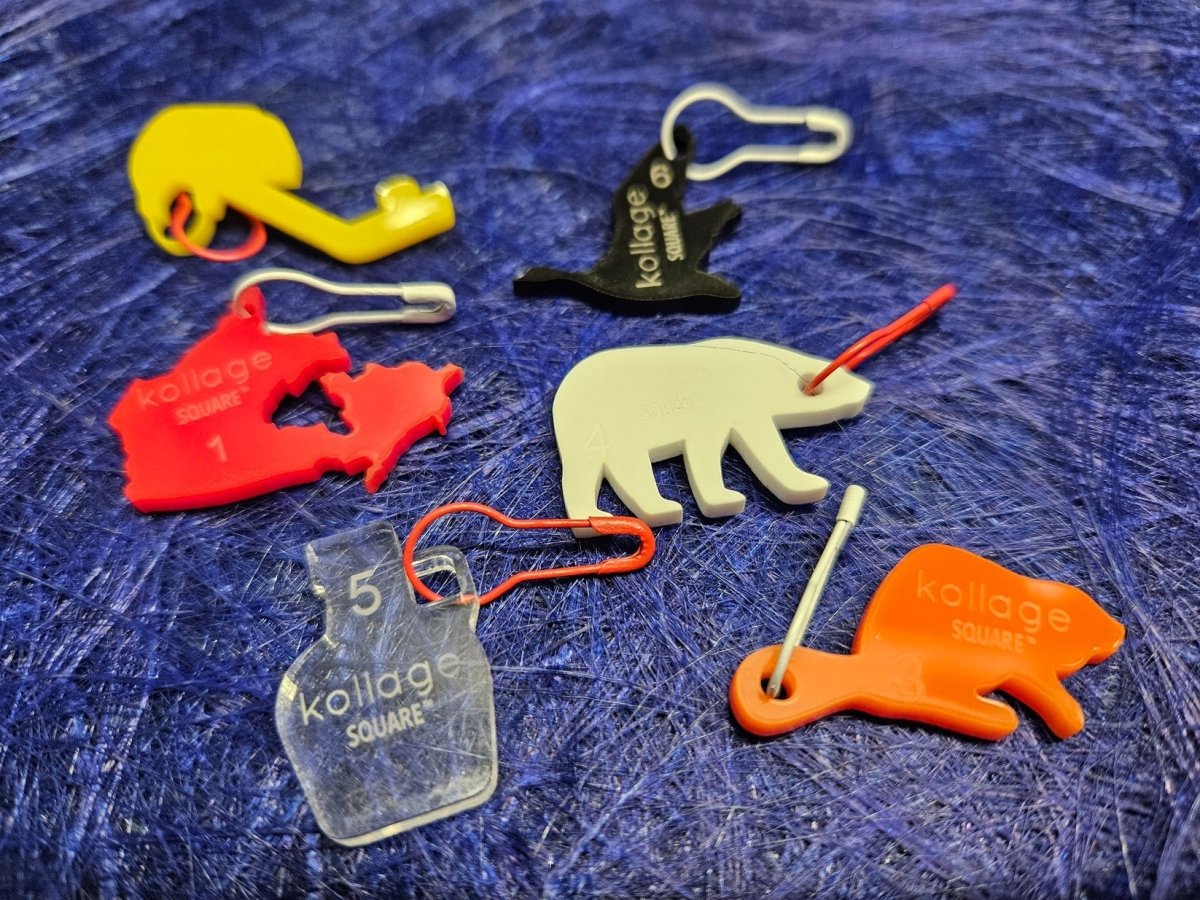 square double pointed needle set:maple syrup edition by kollage square needles at Wabi Sabi