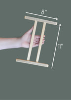 ' ' tapestry loom: maple wood by everlea yarn co | Wabi Sabi