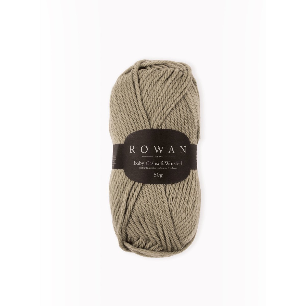 taupe baby cashsoft worsted by rowan at Wabi Sabi