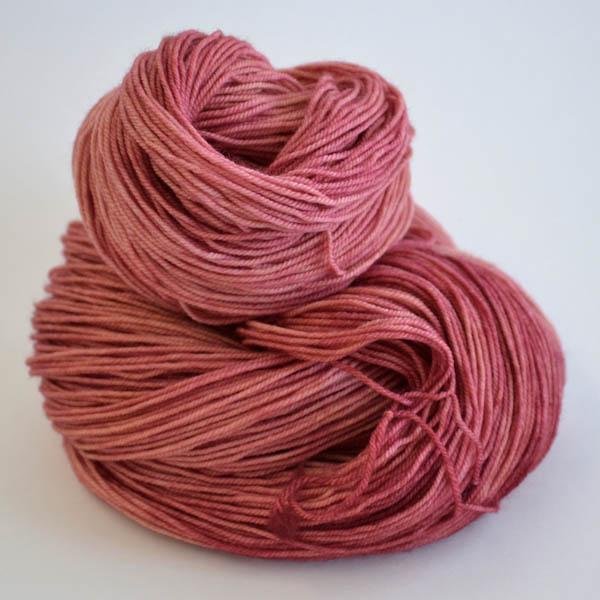 'tea rose ' merino worsted/aran by kat's riverside studio | Wabi Sabi
