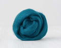 teal corriedale roving by gram by ashford / dyeing house gallery at Wabi Sabi