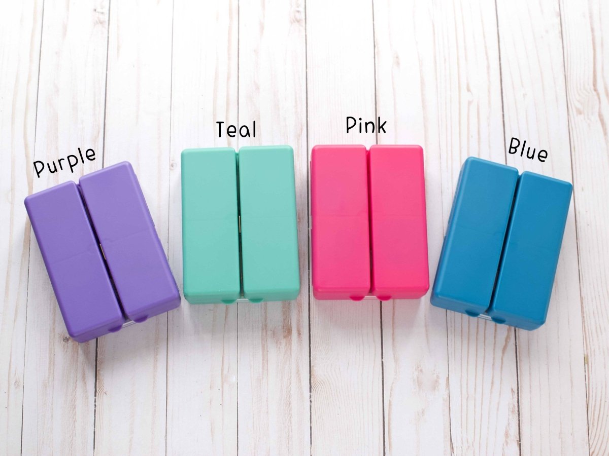 teal notion nooks by Fox & Pine Stitches at Wabi Sabi
