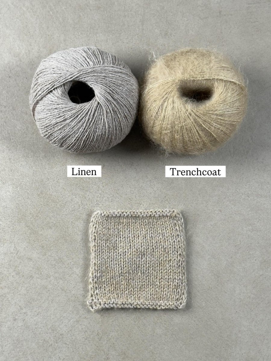 trenchcoat linen by knitting for olive at Wabi Sabi