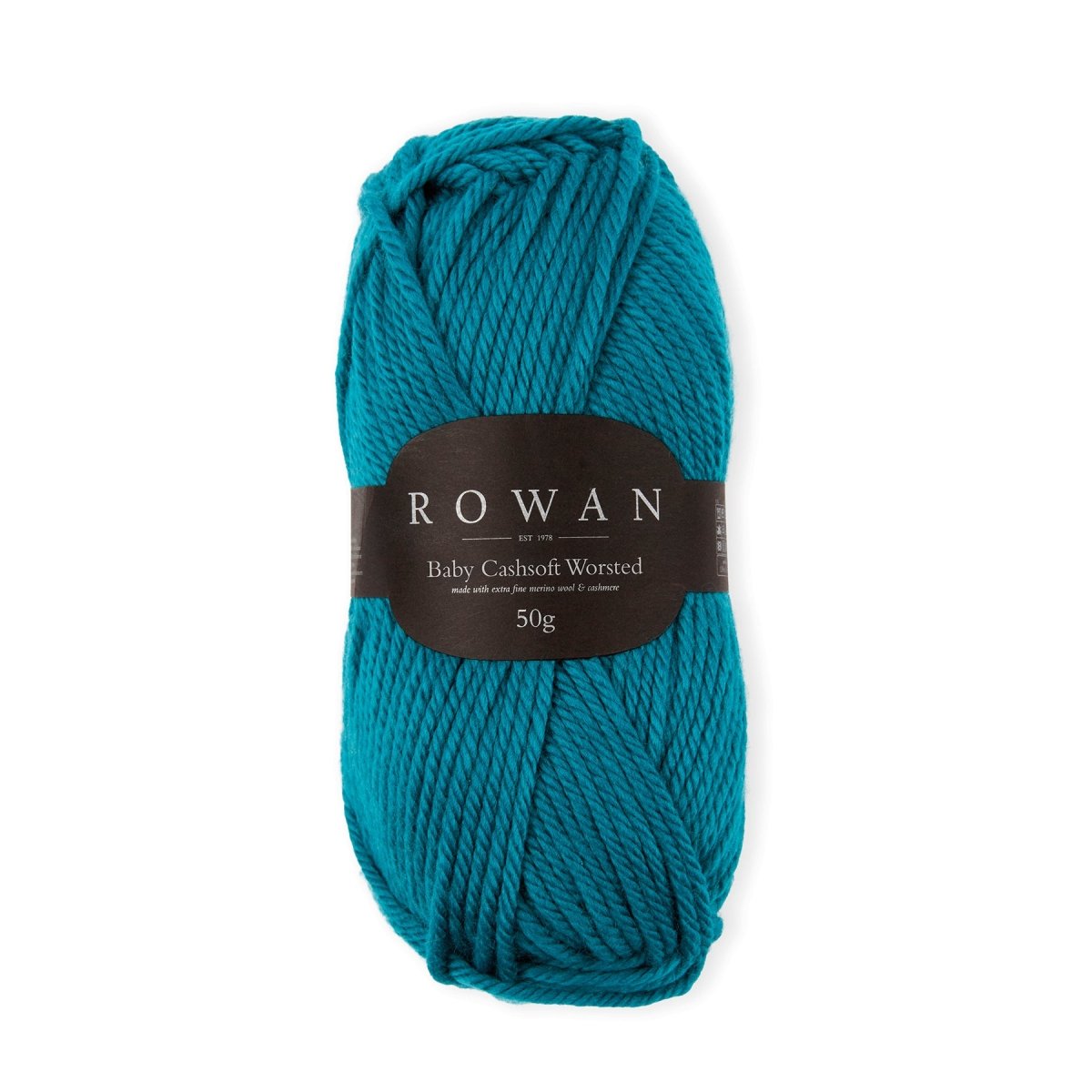 turquoise baby cashsoft worsted by rowan at Wabi Sabi
