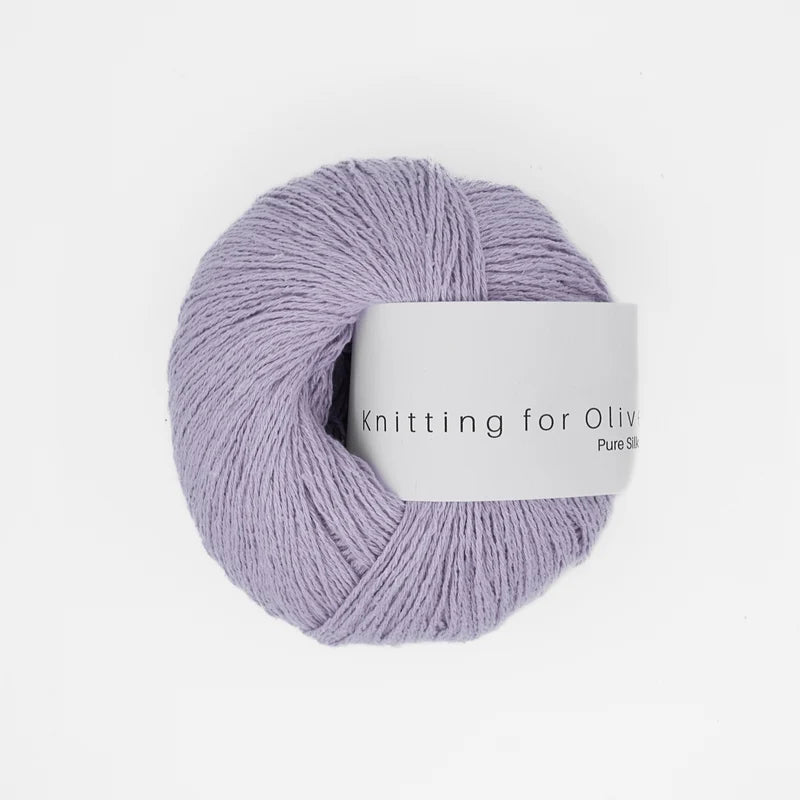 unicorn purple pure silk by knitting for olive at Wabi Sabi