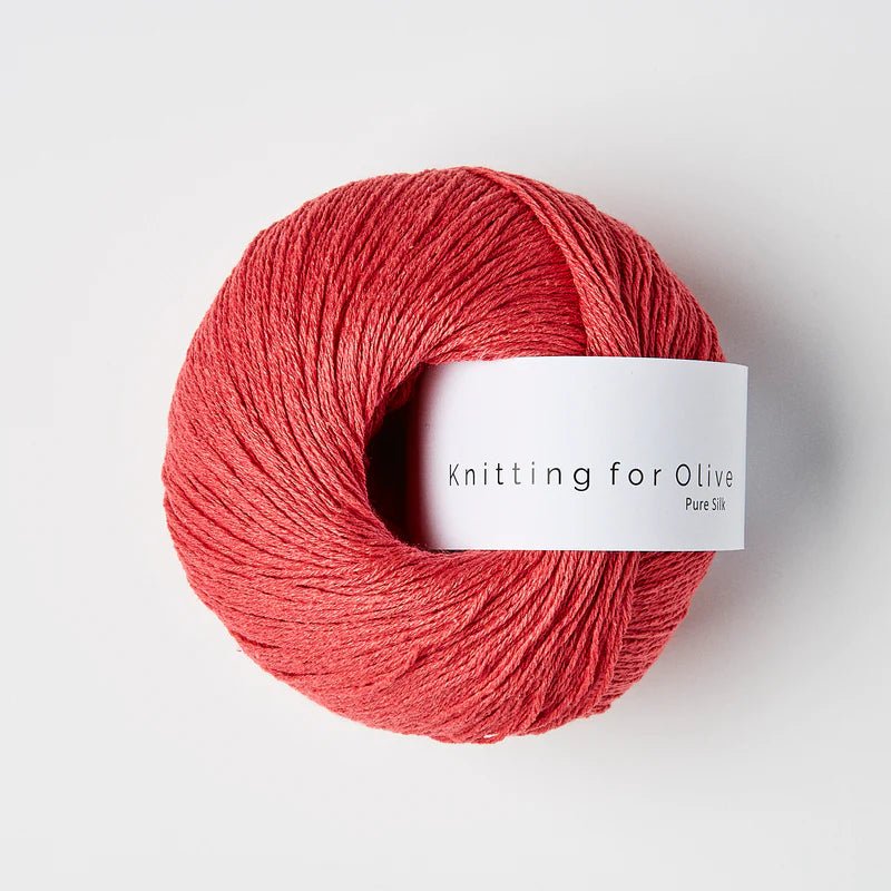 watermelon pure silk by knitting for olive at Wabi Sabi