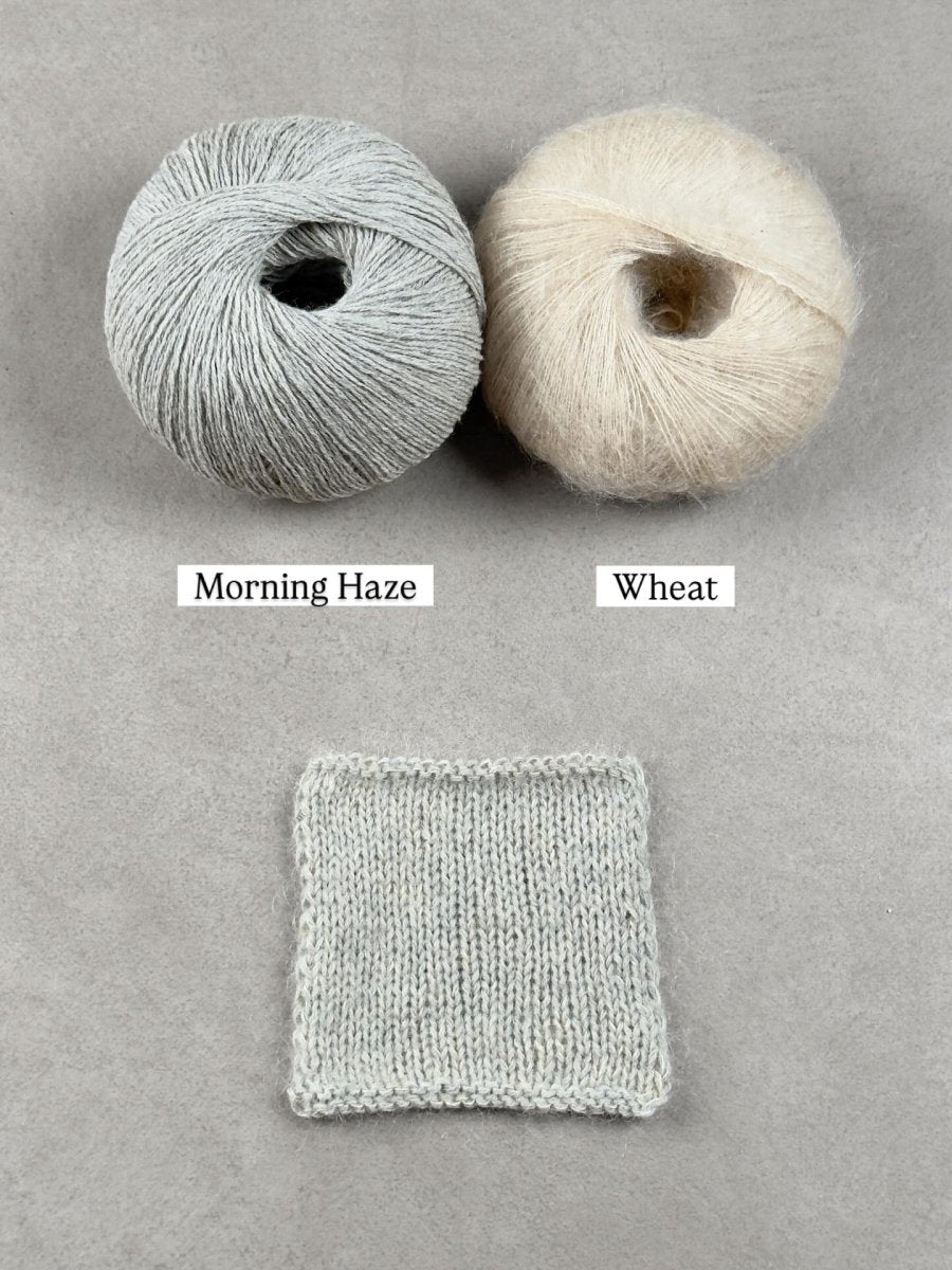 wheat morning haze by knitting for olive at Wabi Sabi