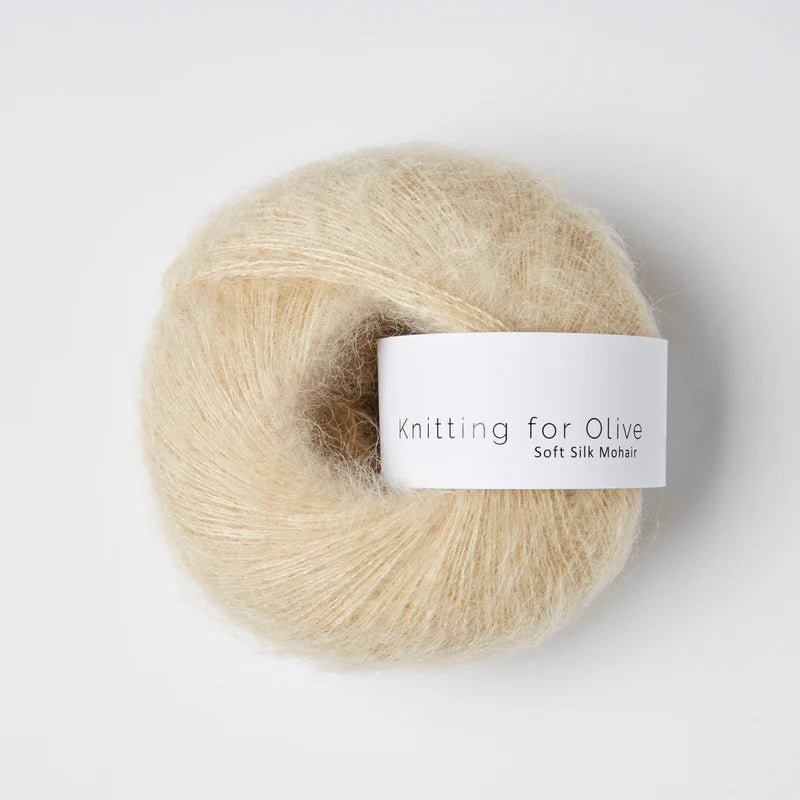 'wheat ' soft silk mohair by knitting for olive | Wabi Sabi