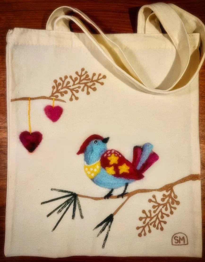 Winter Birds Needle Felting: December 7th, 1:30 - 4pm by Susan | Wabi Sabi