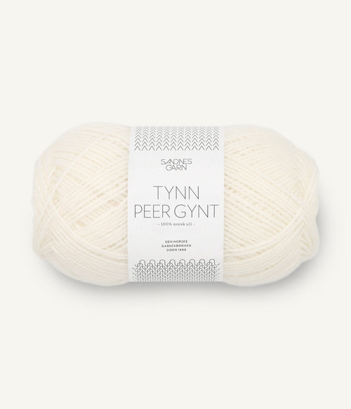 1002 natural tynn peer gynt by sandnes garn at Wabi Sabi