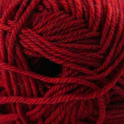 '85 christmas red heather ' 220 superwash merino by Cascade Yarns | Wabi Sabi