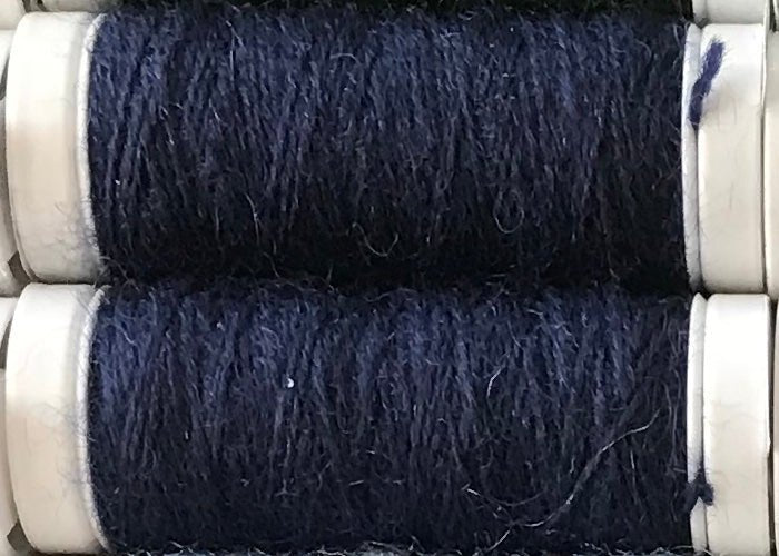 0025 French Navy mending / reinforcing yarn by lang at Wabi Sabi