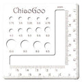 swatch and needle gauge by chiaogoo at Wabi Sabi