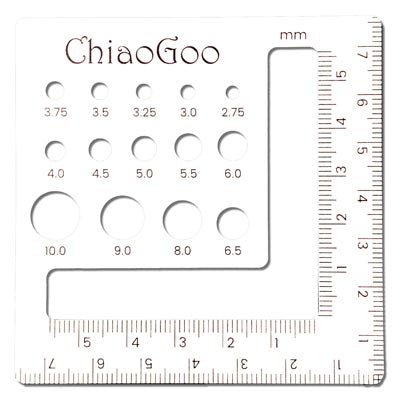 swatch and needle gauge by chiaogoo at Wabi Sabi