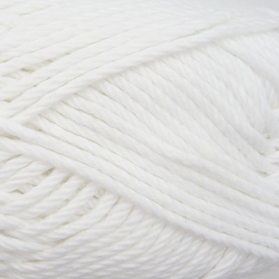 41 Bright White sudz dishcloth & craft yarn by estelle yarns at Wabi Sabi