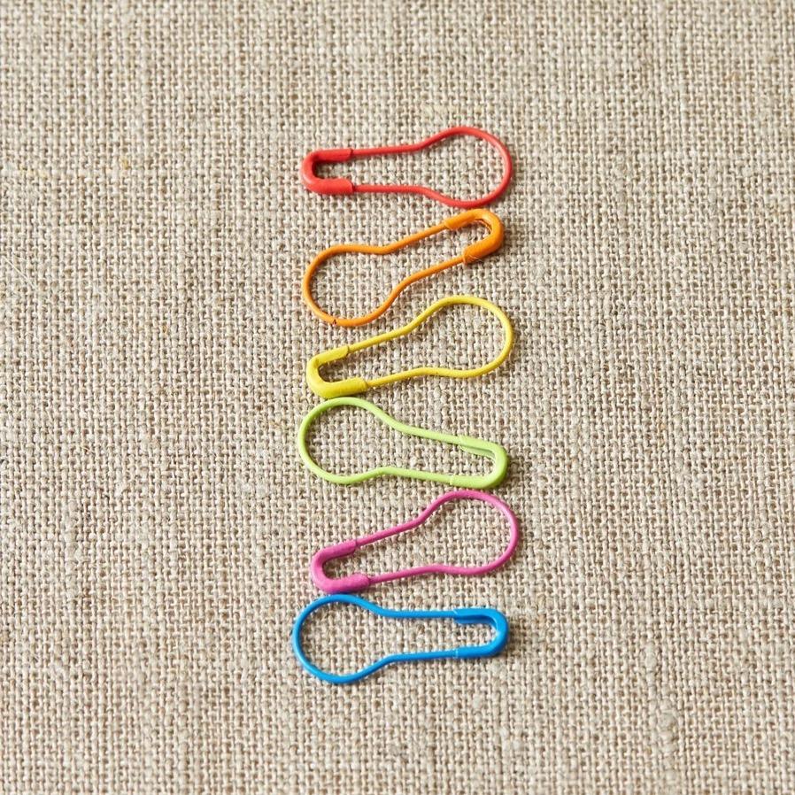 colourful opening stitch markers by cocoknits at Wabi Sabi