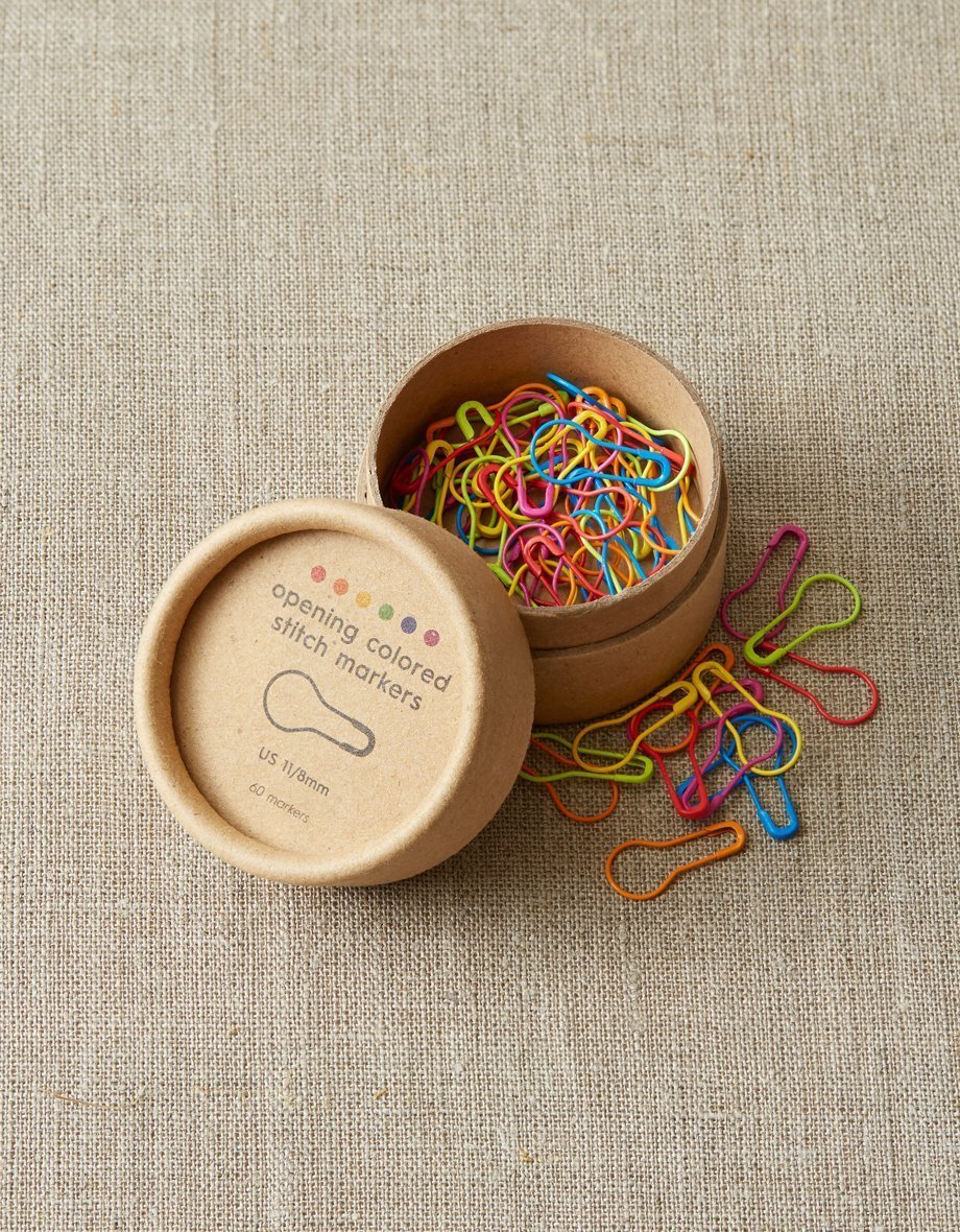 colourful opening stitch markers by cocoknits at Wabi Sabi