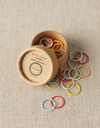 'Jumbo - up to 16 mm ' colourful ring stitch markers by Cocoknits | Wabi Sabi