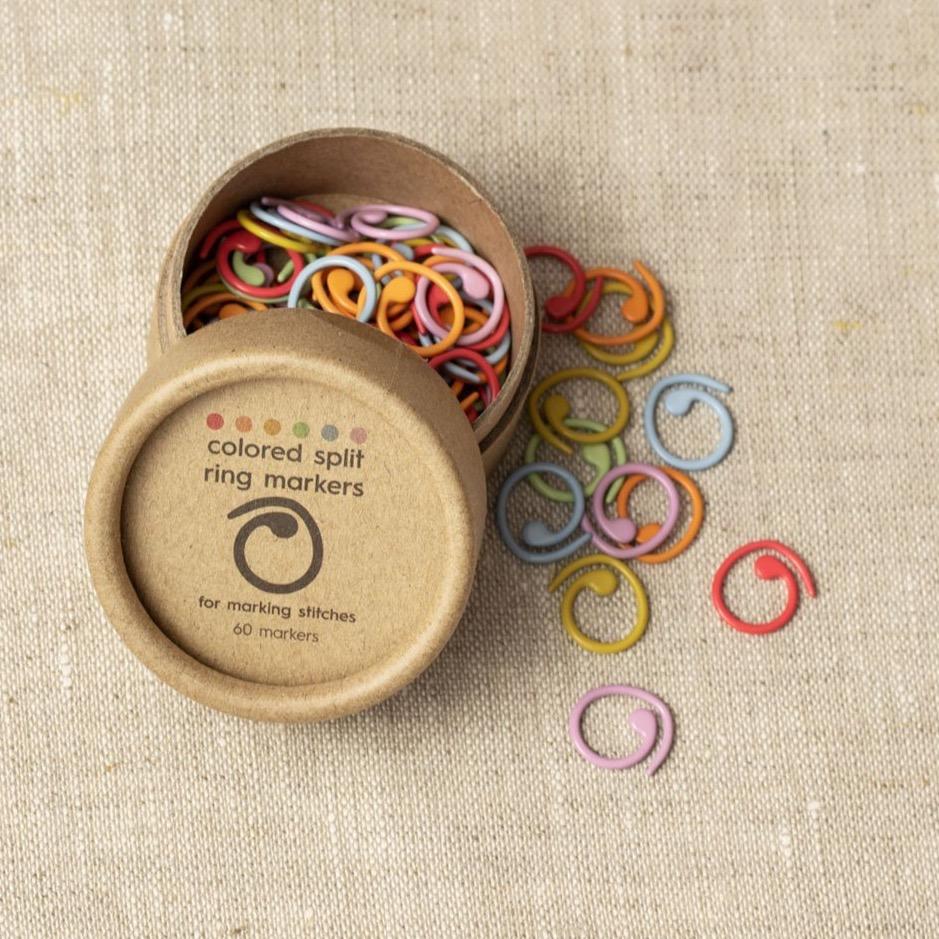 split ring stitch markers by cocoknits at Wabi Sabi