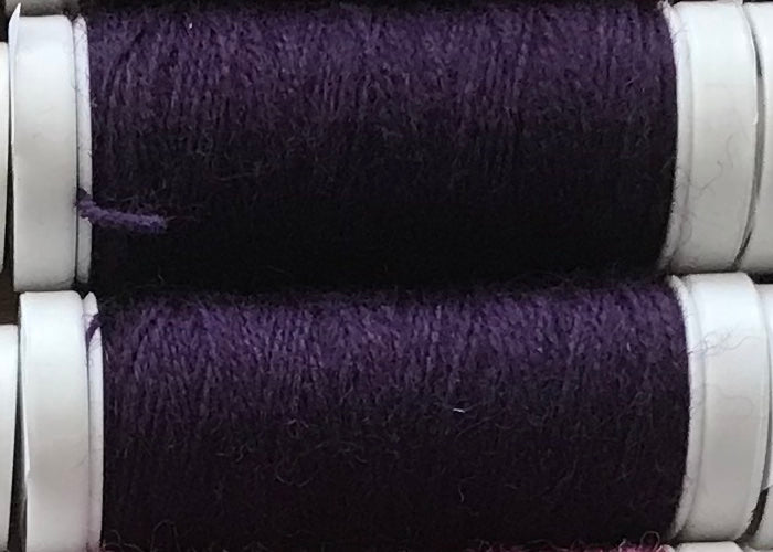 0290 Royal Purple mending / reinforcing yarn by lang at Wabi Sabi
